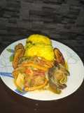 Rice and vegetable gravy