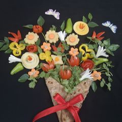 A picture of Paratha bouquet.