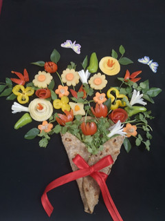 A picture of Paratha bouquet.