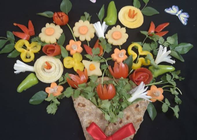 Paratha bouquet