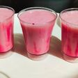 Rose Banana Milk Shake