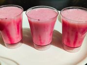 A picture of rose milkshake