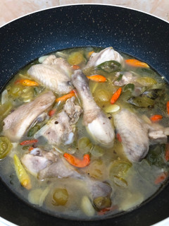 Foto resep Asem asem ayam cabe ijo