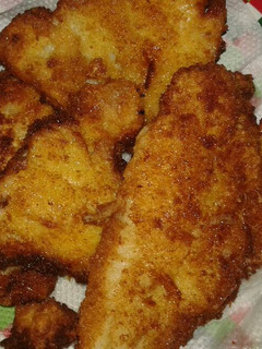 Una foto de Pescado a la milanesa