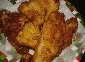 Una foto de Pescado a la milanesa