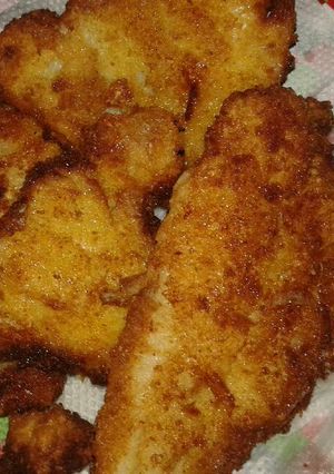 Una foto de Pescado a la milanesa
