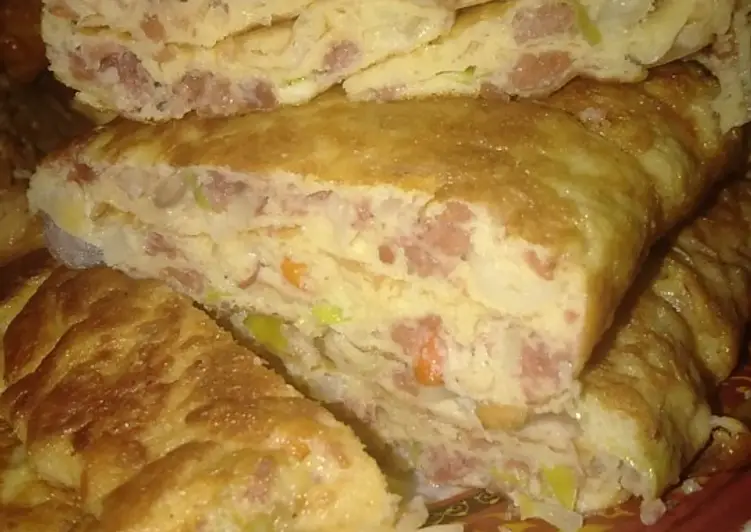 Siap Saji Omelette Kornet with Cheese Sedap Nikmat