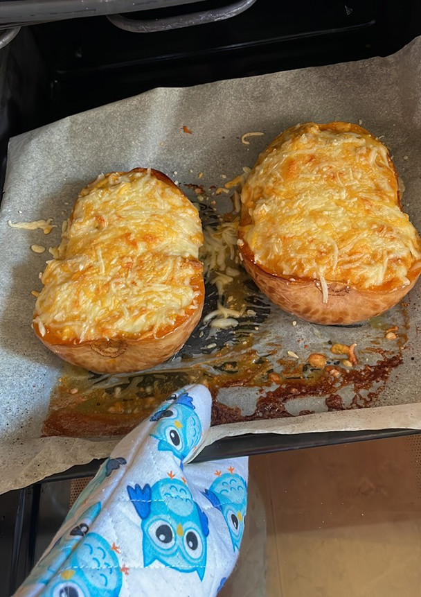 Una foto de Calabaza rellena al horno