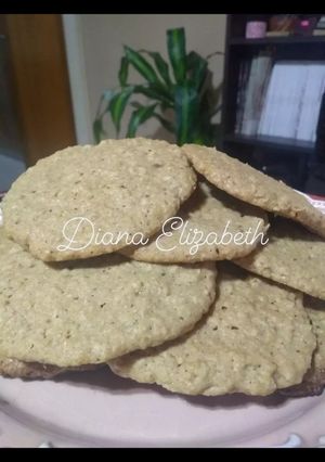 Una foto de Galletitas de Azúcar y avena, con semillas de girasol.👩🏼‍🍳🌻