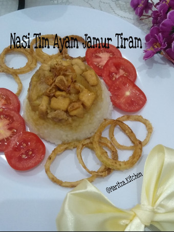 Cara Bikin Nasi Tim Ayam Jamur Tiram Enak Dan Mudah
