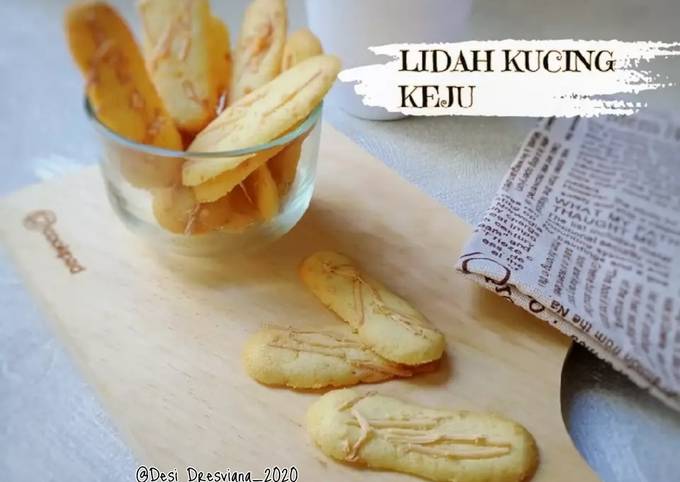 Langkah Mudah Memasak Resep Kue Lidah Kucing Keju