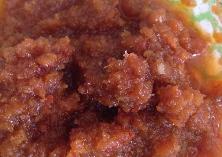 Easiest Way to Make Favorite Chili paste (sambal)