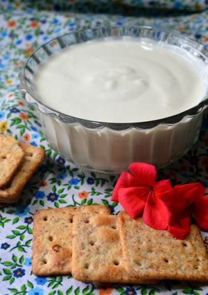Una foto de Queso crema casero💫