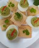 Huevos Rellenos con Palta, Guacamole