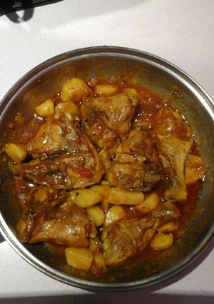 A picture of Chicken stew.