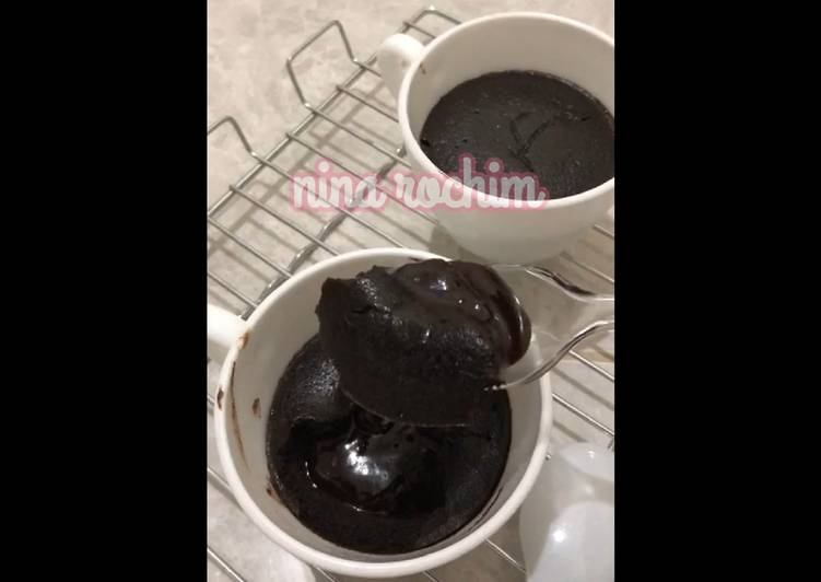 makanan Oreo lava cake (simple) Anti Gagal