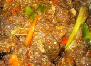 Foto resep Oseng iga+tetelan mercon