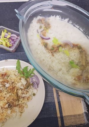 A picture of Fussion biryani.