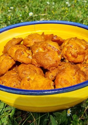 Une photo de Cookies 🍪 salés au jambon et lardons