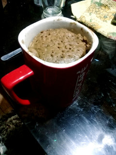 Una foto de Mug cake de café