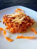 Gratén de papas, calabaza y boniato