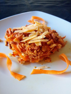 Una foto de Gratén de papas, calabaza y boniato