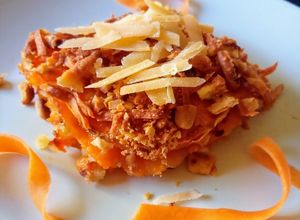 Una foto de Gratén de papas, calabaza y boniato