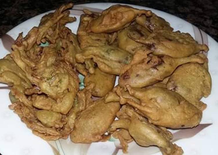 Recipe of Super Quick Homemade Masaly bhari hari mirch k pakoray