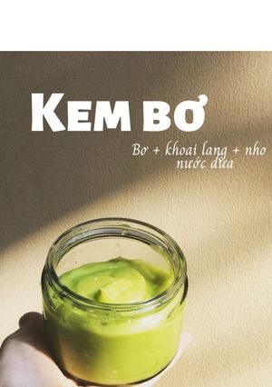 Hình của món Kem bơ em bé :).