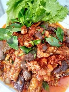 Foto resep Sambal terong,cumi, kemangi