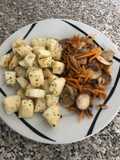 Jibia plancha con verduras