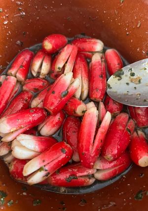 Une photo de Radis marinés au saveurs d'Asie
