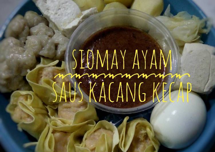 10. Siomay ayam 🐣udang🍤 saus kacang kecap