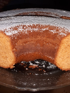 Una foto de Budín de dulce de leche