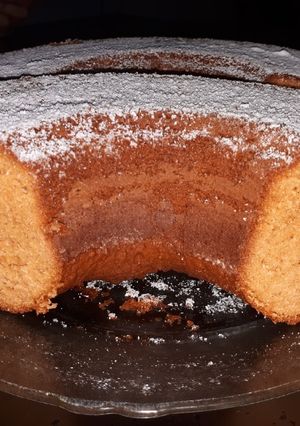 Una foto de Budín de dulce de leche