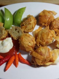 Foto resep Ayam rambutan (bakso ayam goreng kekinian)