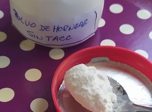 Una foto de Polvo para hornear casero sin tacc y sin aluminio