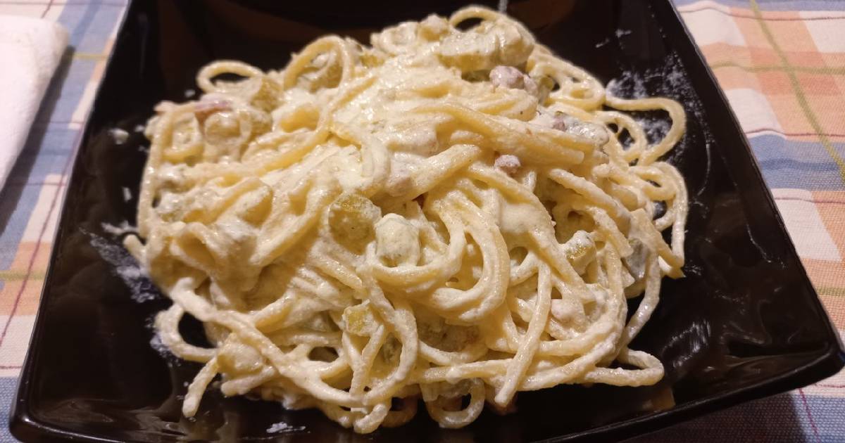 Ricetta Linguine cremose asparagi e pancetta di La CucinaDiMimi Cookpad