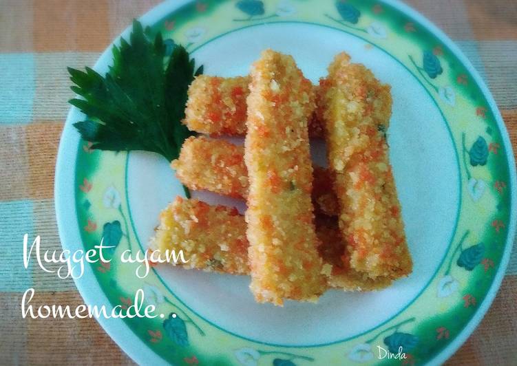 Cara Membuat Nugget ayam homemade Enak