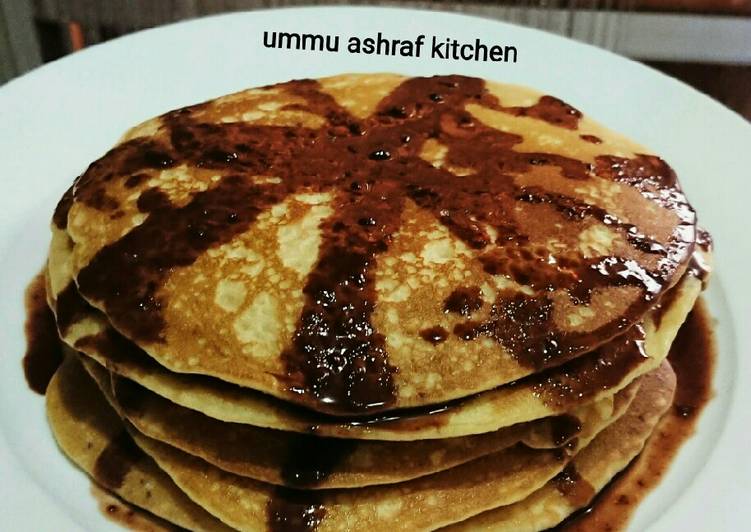 Simple Way to Make Favorite Fluffy pancake