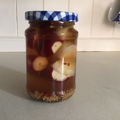 Spicy pickled radishes #mycookbook A picture of Spicy pickled radishes #mycookbook.