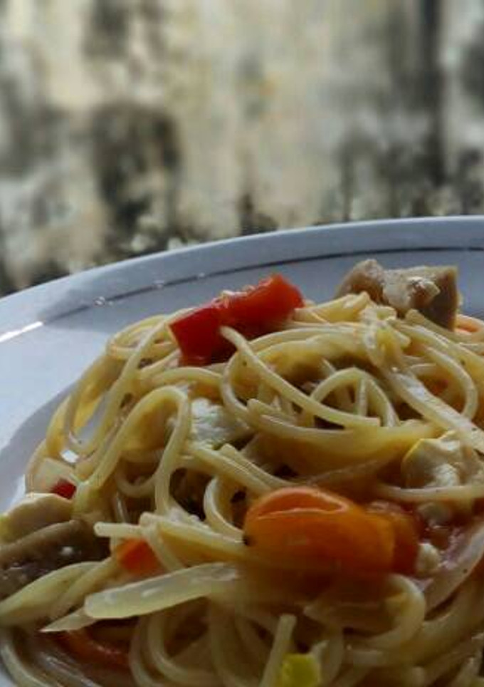 Foto resep One-Pot Pasta (Masak Pasta dalam Satu Wajan) Hanya 2 langkah!
