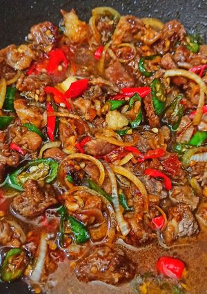 Foto resep Oseng Daging Pedas