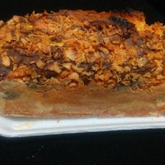 Coconut cake with toasted coconut #baking contest# A picture of Coconut cake with toasted coconut #baking contest#.