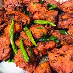 A picture of Instantly prepared chicken 65.