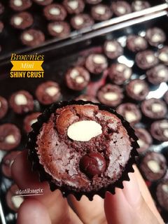 Foto resep Brownies Mini Shiny Crust