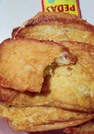 Foto resep Roti goreng selimut telur😆 (french toast)