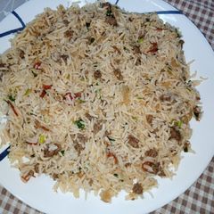 A picture of Moroccan Rice.
