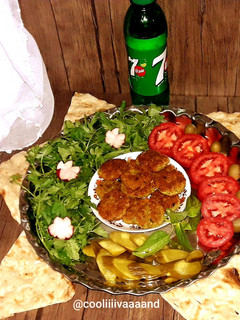 عکسی از دستور فلافل اهوازی