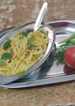 A picture of Jain chowmein No onion No garlic.